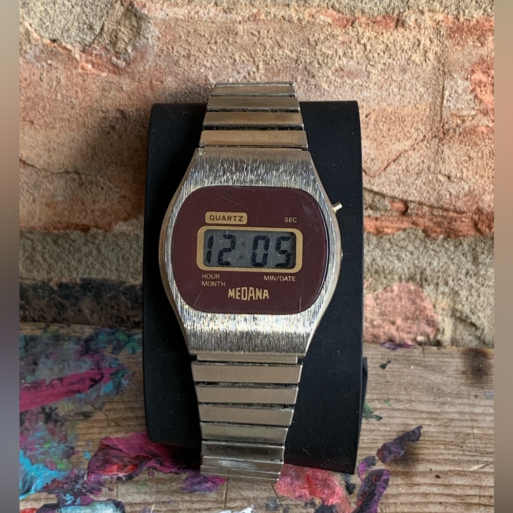 Vintage Madana Quartz LCD Watch 1970's